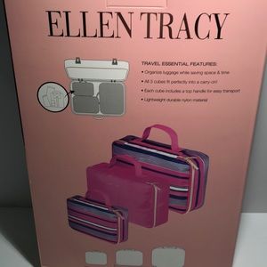 Ellen Tracy Travel packing Cubes NWT